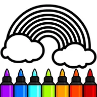 子供用塗り絵 - お絵かき、ぬり絵、子供用 塗り絵ゲーム